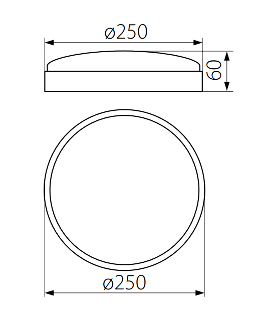 Plafon LED z czujnikiem 15W neutralny DUNO MILEDO