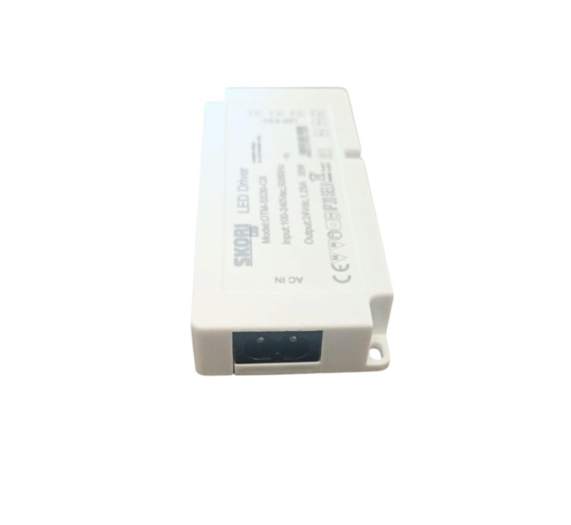Zasilacz LED Cabinet 1,25A SS30-CB 30W 24V DC meblowy PIR-Output 6 wyjść