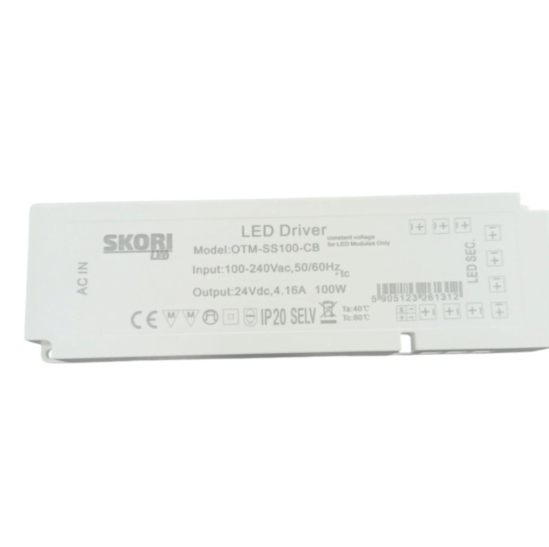 Zasilacz LED Cabinet 4,16A SS100-CB 100W 24V DC meblowy PIR-Output 10 wyjść