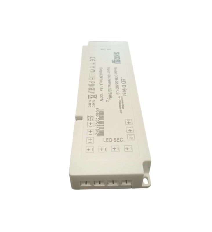 Zasilacz LED Cabinet 4,16A SS100-CB 100W 24V DC meblowy PIR-Output 10 wyjść