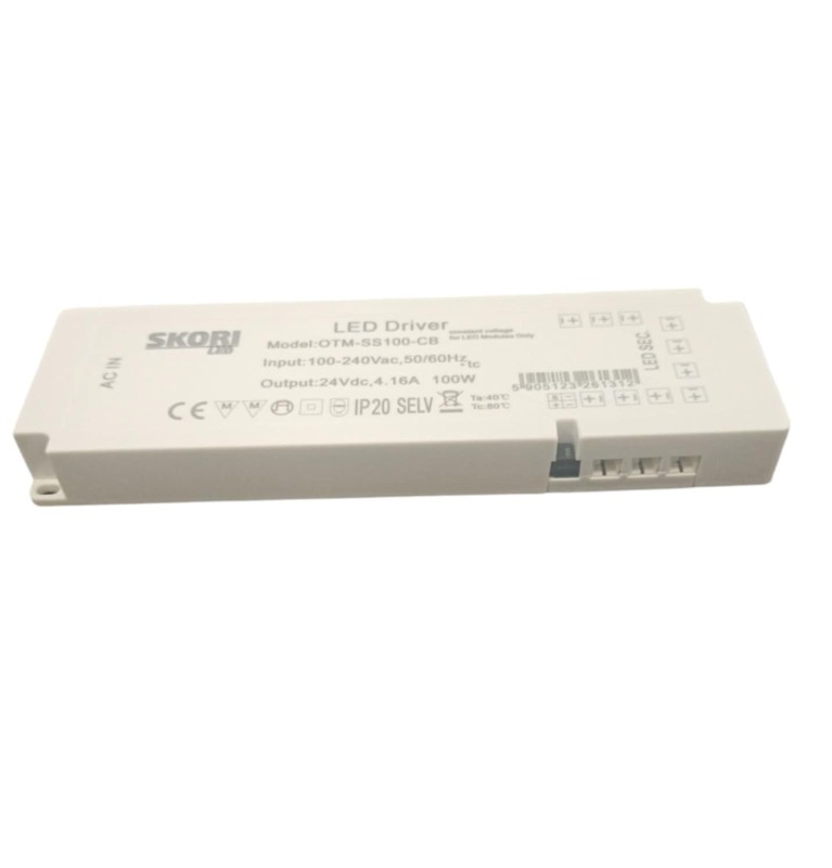 Zasilacz LED Cabinet 4,16A SS100-CB 100W 24V DC meblowy PIR-Output 10 wyjść