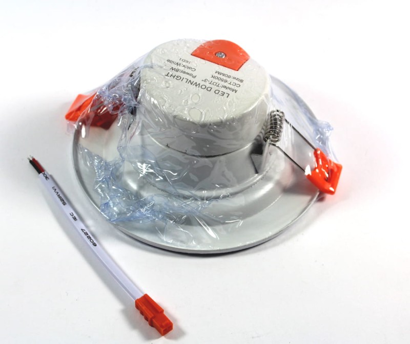 Panel LED 8W ciepły Oprawa sufitowa Downlight TDT