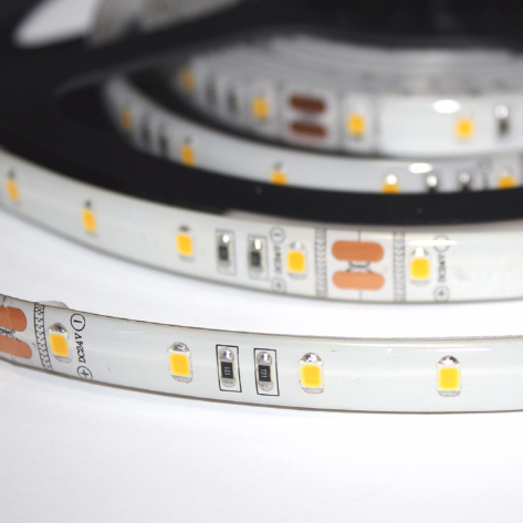 Taśma 24V 300 LED SMD2835 IP65 wodoodporna biała ciepła 1m