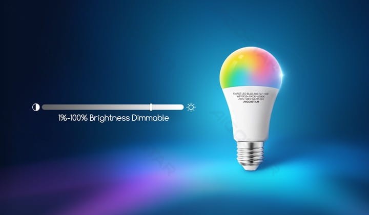 Żarówka Aigostar E14 6,5W G45 2pcs MESH RGB+CCT