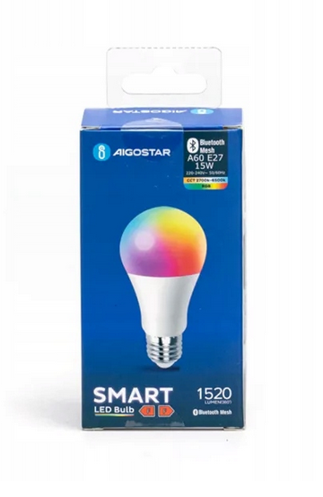 Żarówka LED Aigostar E27 15W A60 MESH RGB+CCT