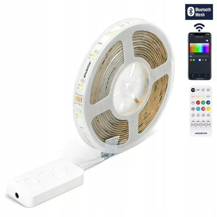Taśma LED Aigostar SMART 5M RGB+CCT BT MESH