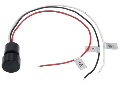 Sterownik MONO manualny/pokrętło LED włącznik w otwór BS002