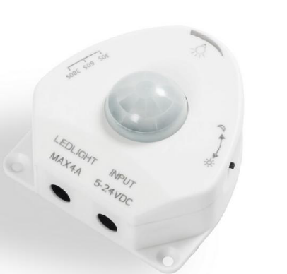 Czujnik ruchu do LED 12V DC PIR 6m 100° PIR010