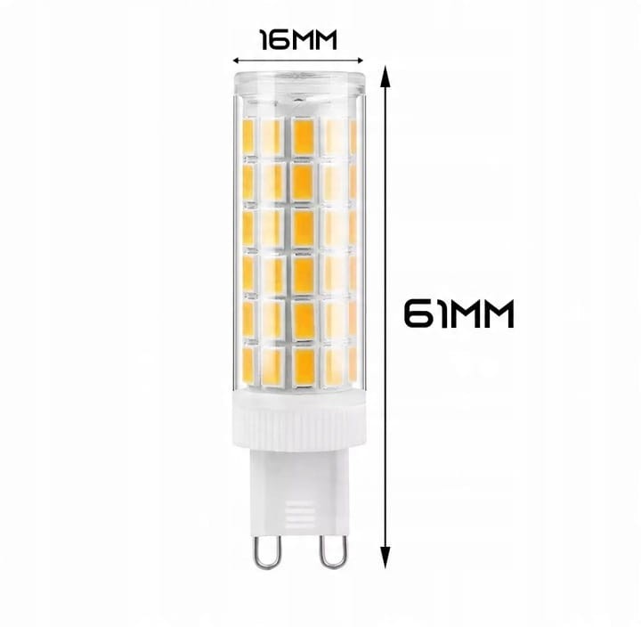 Żarówka LED Smart-LED G9 7W NW NEUTRALNA 665lm