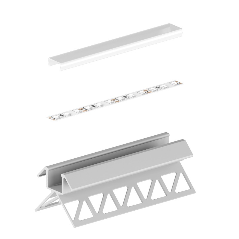 Profil aluminiowy TECH-LIGHT P17-3 BIAŁY 1m