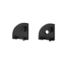 Komplet zaślepek bocznych do profilu TECH-LIGHT P3-2 - KLOSZ C18 CZARNE