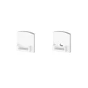 Komplet zaślepek bocznych do profilu TECH-LIGHT P4-4 MIKRO BIAŁE