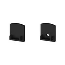 Komplet zaślepek bocznych do profilu TECH-LIGHT P4-4 MIKRO CZARNE