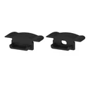 Komplet zaślepek bocznych do profilu TECH-LIGHT P6-1 CZARNE - KLOSZ C1 I C4