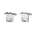 Komplet zaślepek bocznych do profilu TECH-LIGHT P18-1 SZARE