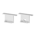 Komplet zaślepek bocznych do profilu TECH-LIGHT P18-2 SZARE