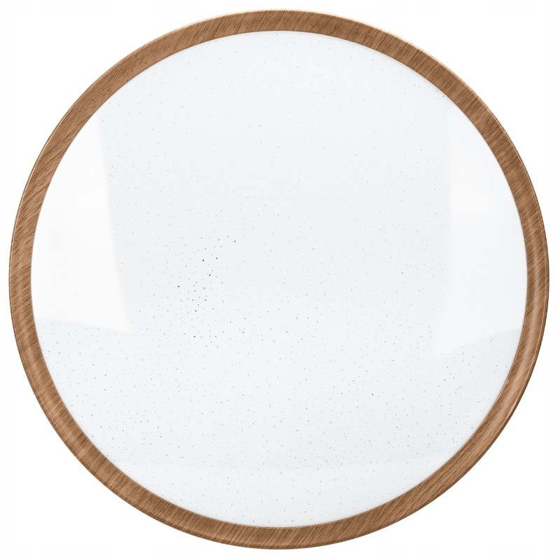 Plafon 24W 2700lm biały ciepły 3000K WOODEN RING
