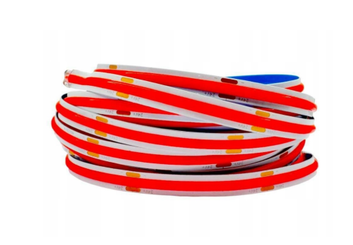Taśma LED COB 480 Czerwona 24V 10W IP20 1m