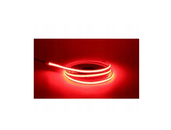 Taśma LED COB 480 Czerwona 24V 10W IP20 1m