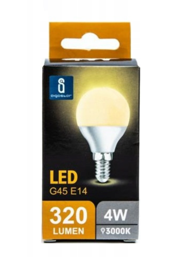  Żarówka LED E14 4W SMD2835 Aigostar G45 ciepła)