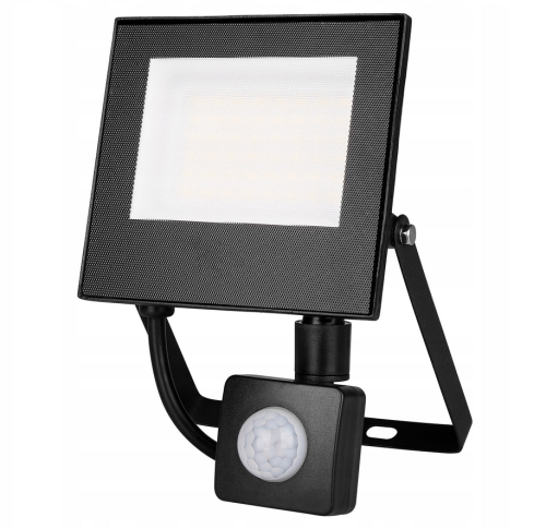 Naświetlacz LED lampa 30W 4500K CZUJNIK RUCHU IP65