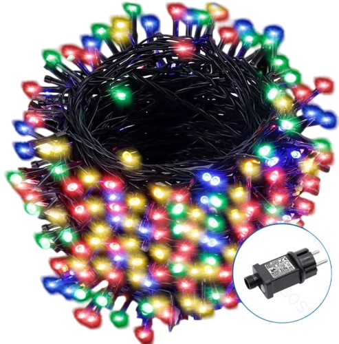 Lampki choinkowe AIGOSTAR 50m 500 LED RGB z pilotem