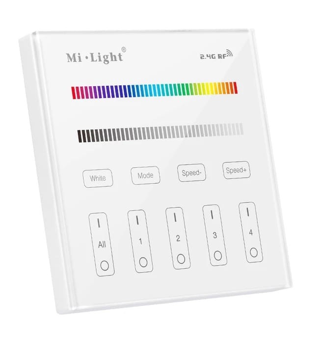 Milight Sterownik naścienny dotykowy RGB i RGBW T3 230V