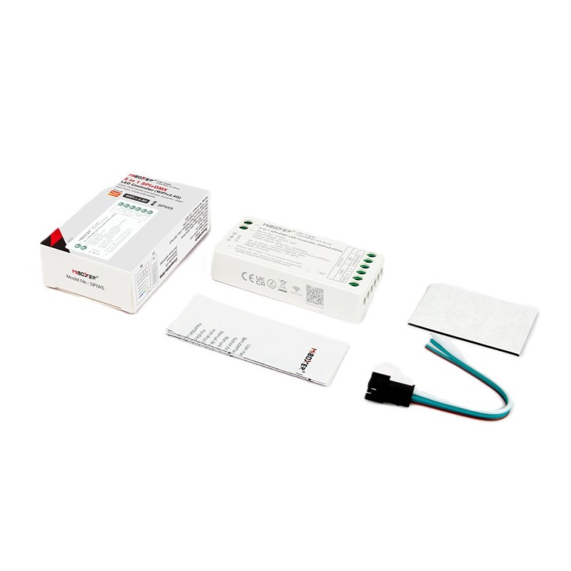 Sterownik MiBoxer SPIW5 do taśm adresowalnych/digital Wi-Fi + 2.4G