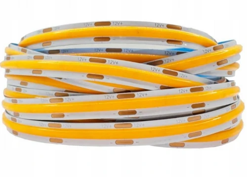Taśma LED COB 480 12V 9W IP20 Pomarańczowa
