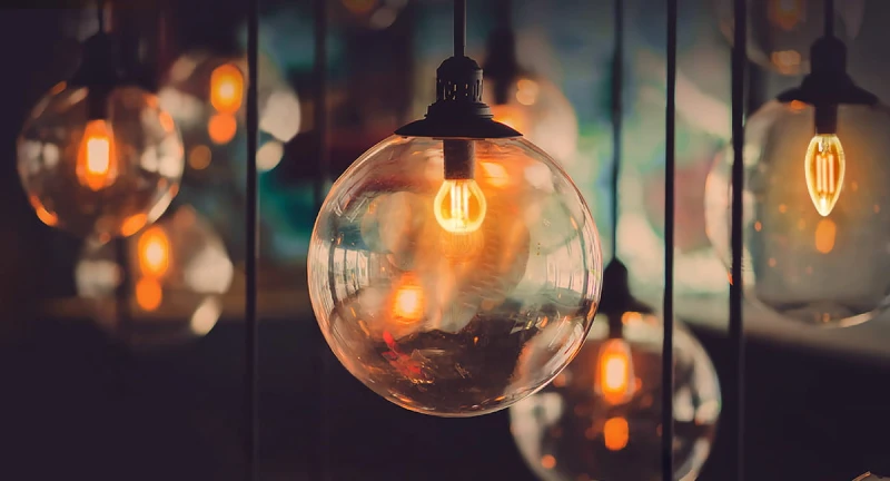 Żarówka LED G45 AMBER 6W Filament Aigostar 2200K