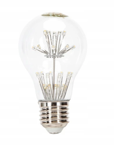 Żarówka LED Gwiaździste Niebo A60 E27 1W Efekt Choinki 1800K