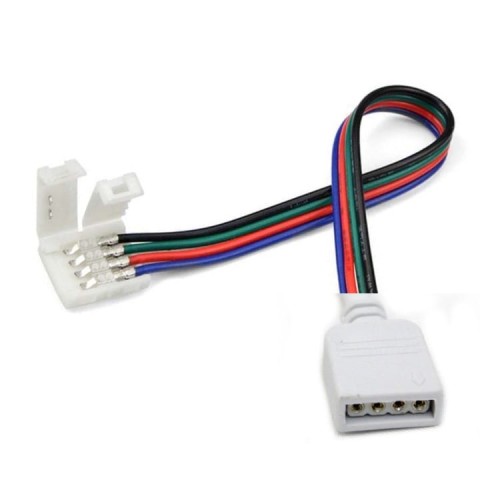Złączka taśmy RGB zatrzask i gniazdo 4-PIN 10mm