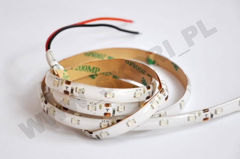 Taśma 300 LED SMD3528 IP65 wodoodporna biała zimna 1m