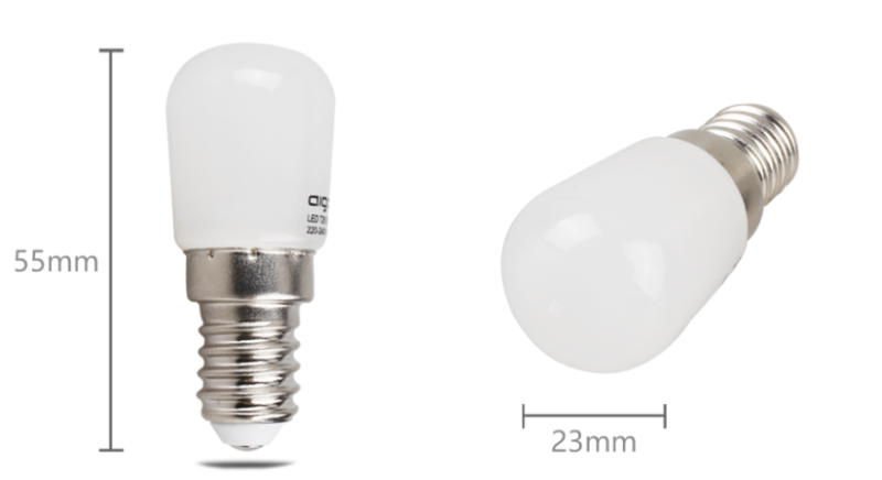 Żarówka LED T26 E14 do lodówki 2W Aigostar ciepła
