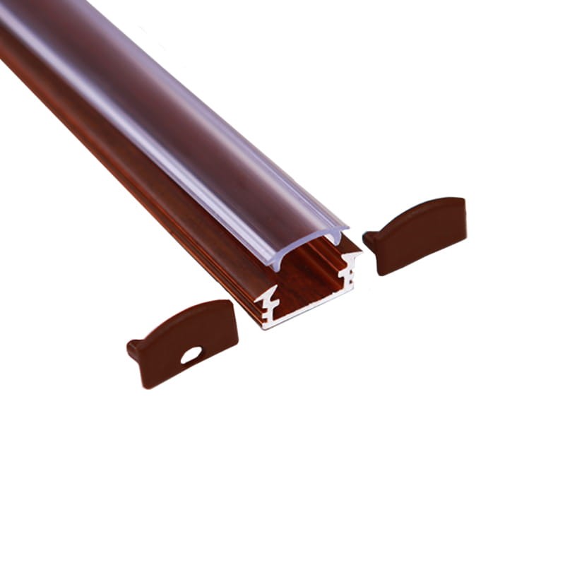 Profil aluminiowy ALU-LED P1 DREWNO WENGE 1m