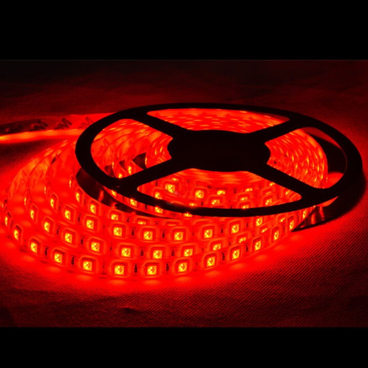 Taśma 300 LED SMD5050 IP65 wodoodporna czerwona 5m