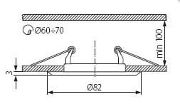 Oprawa Kanlux ARGUS CT-2114-W biały