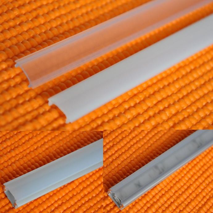 Klosz do profili ALU-LED P1 P2 P3 P4 - mleczny PC LINIA 1m