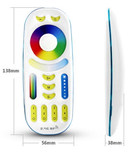 Milight Pilot RGB CCT 4-strefowy sterownik FUT092