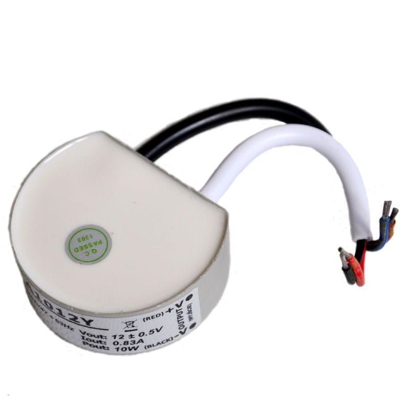 Zasilacz LED IP67 12V 0,83A 10W wodoodporny - do puszki
