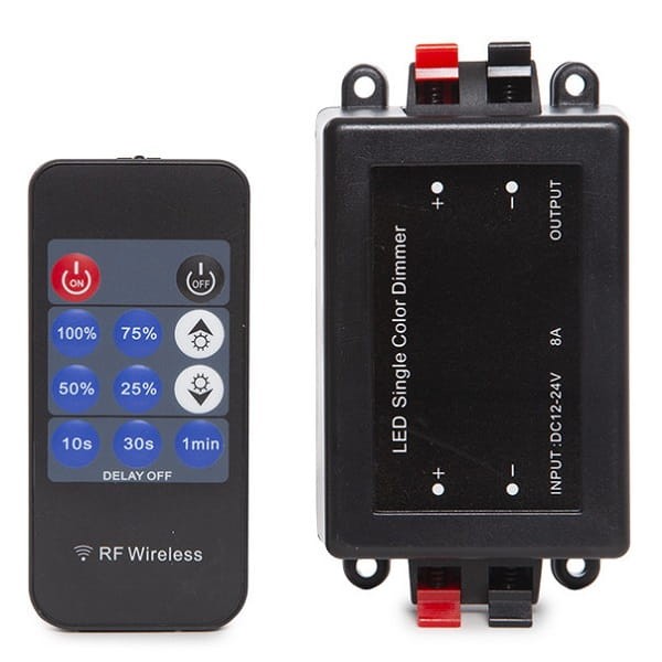 Sterownik LED ściemniacz RF radiowy Pilot 11P 8A