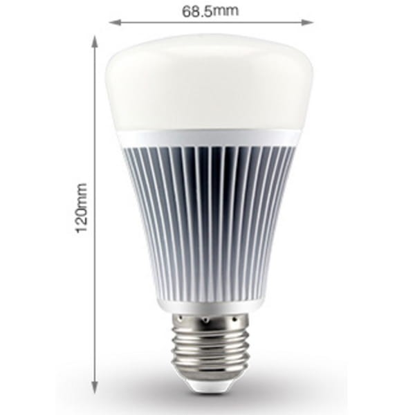 Milight Bluetooth 8W RGB+CCT E27 żarówka LED FUT070