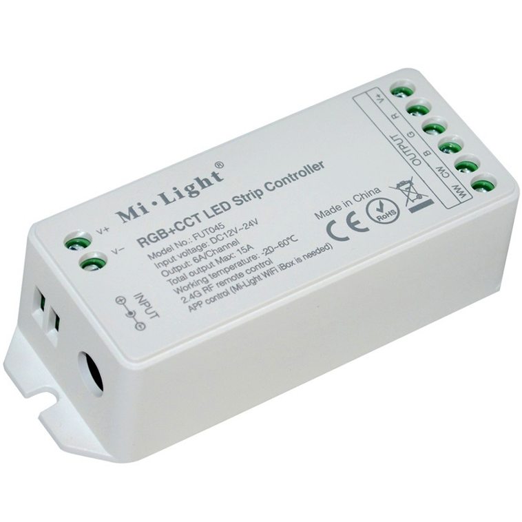Milight Kontroler LED RGB CCT strefowy 15A FUT045
