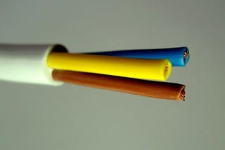 Kabel elektryczny OMY 3x0,75 300/300V - 1m