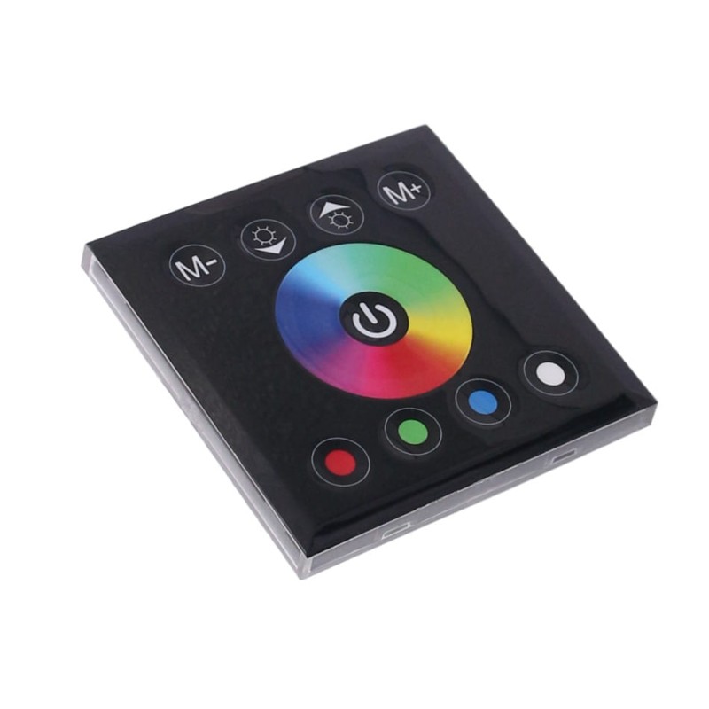 Sterownik RGBW dotykowy panel naścienny - 12V 192W CZARNY