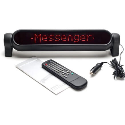 Komunikator LED - wyświetlacz diodowy do samochodu - czerwony