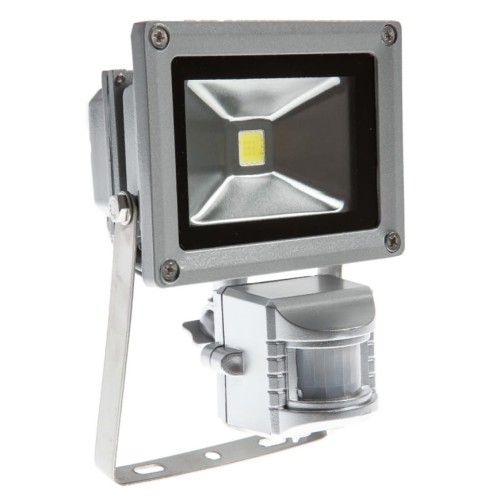 Naświetlacz LED 10W 230V z czujnikiem ruchu biały ciepły