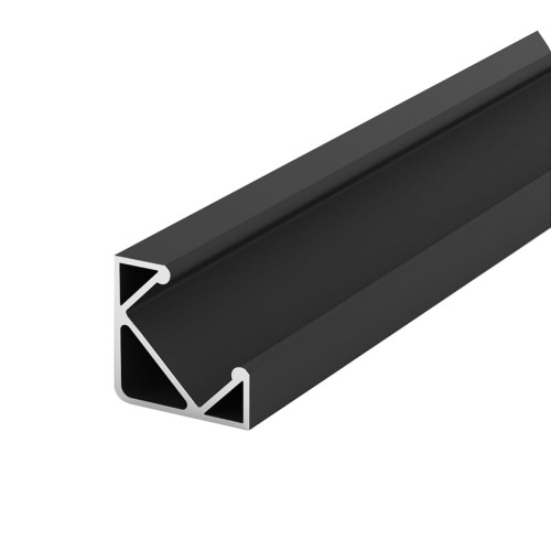 Profil Aluminiowy TECH-LIGHT czarny lakierowany P3-1 1m