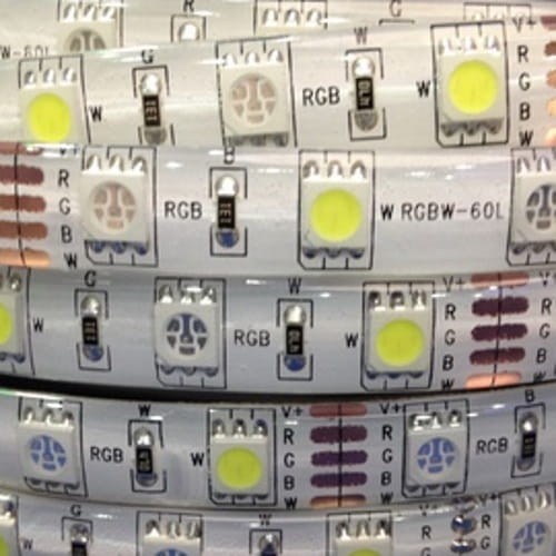 Taśma RGBW +zimny 300 LED SMD5050 IP65 wodoodporna  5m