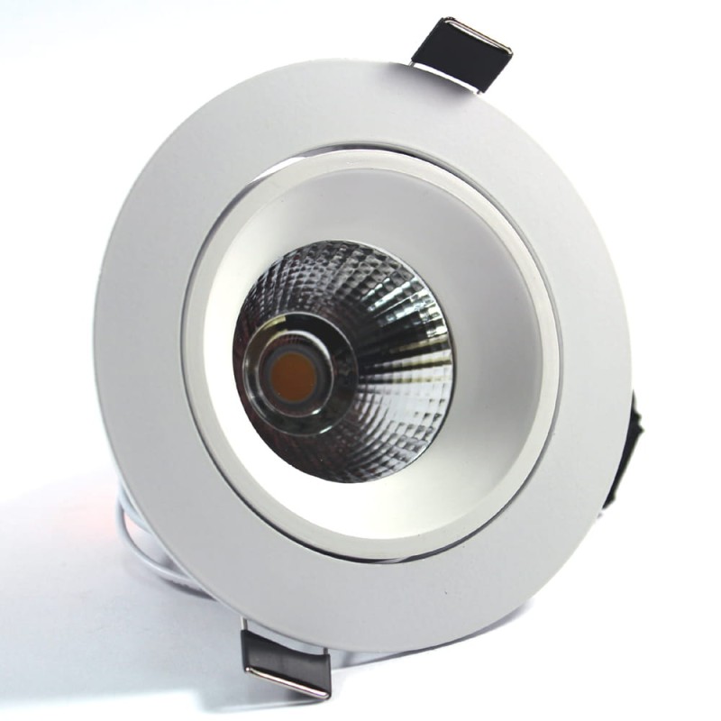 Panel LED 9W ciepły Oprawa sufitowa Downlight COB